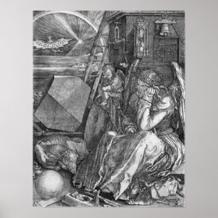 Impresión de Melencolia por Albrecht Durer