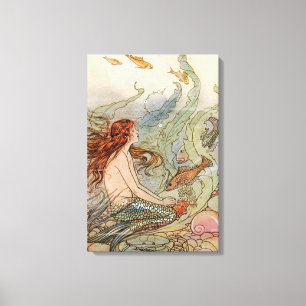 IMPRESIÓN DE MERMAID POSTER DE ARTE DE VENTAJA