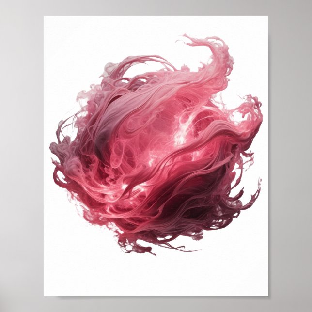 Impresión de moda de arte abstracto de plata hermo (Frente)