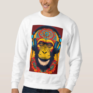 Impresión de mono lúdico camisetas divertidas, ele