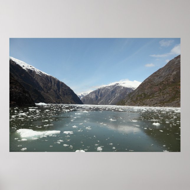 Impresión de montañas y icebergs (Frente)