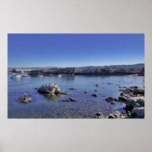 Impresión de Monterey del muelle del viejo