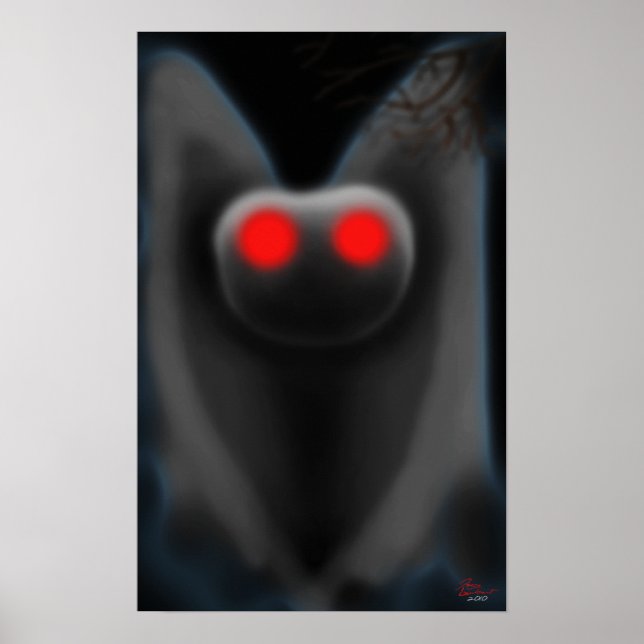 Impresión de Mothman Poster (Frente)