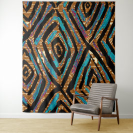 Impresión de motivos de tela de barro africana