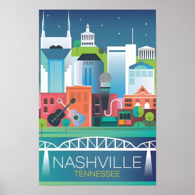 Impresión de Nashville (Frente)