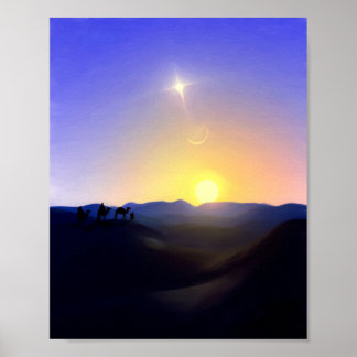Impresión de Navidades de cometas de tres reyes