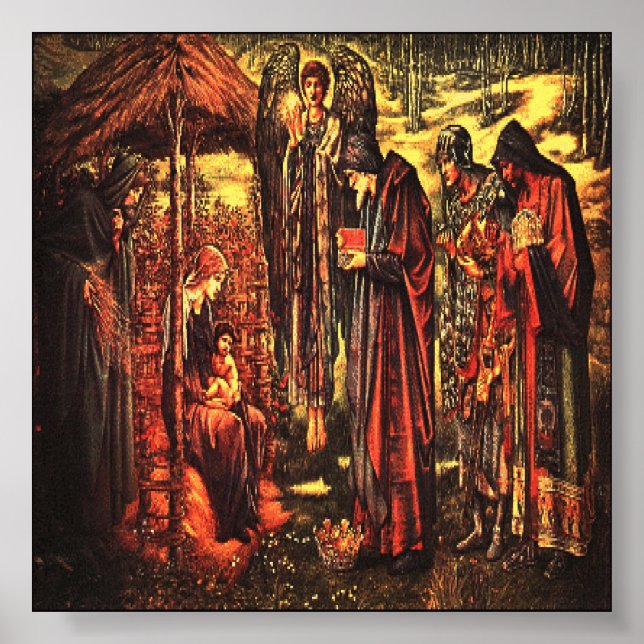 Impresión de navidades de Natividad (Frente)