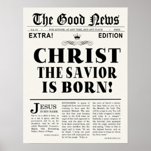 Impresión de Navidades de titulares de periódicos
