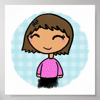 Impresión de niñas pequeñas