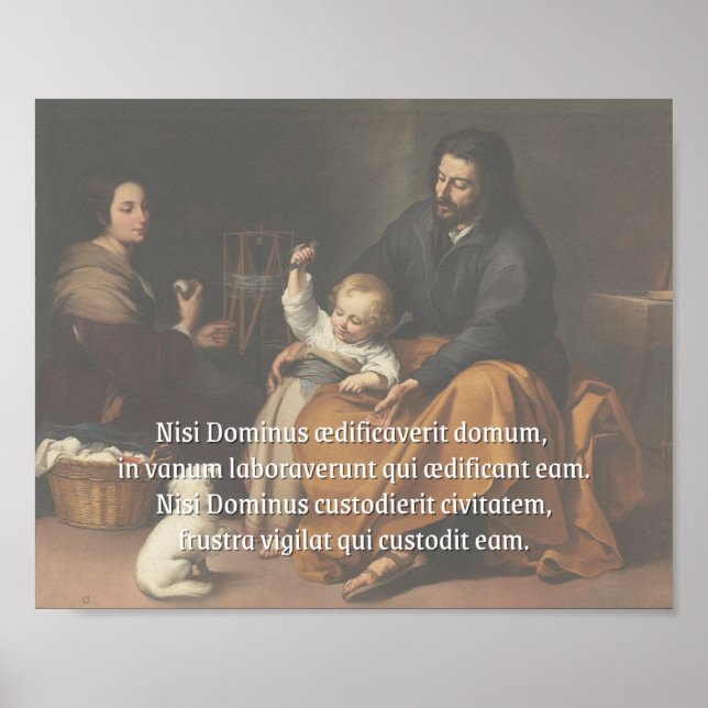 Impresión de Nisi Dominus (Frente)