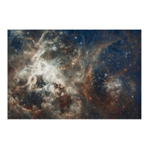 Impresión de nubes magelánicas de 60"x40" Hubble L
