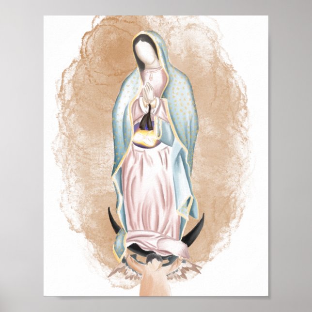Impresión de Nuestra Señora de Guadalupe (Frente)
