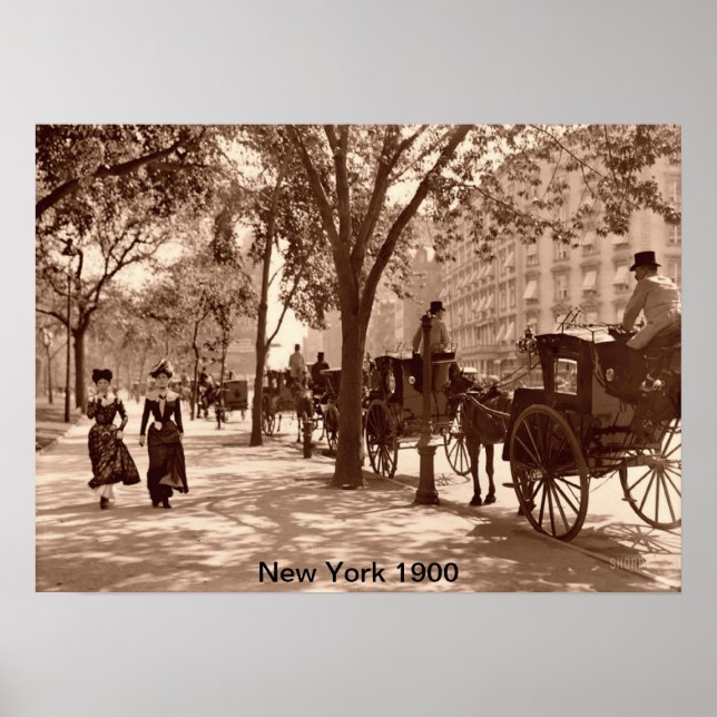 Impresión de Nueva York 1900 (Frente)