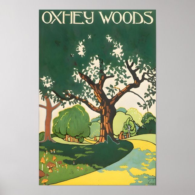 Impresión de Oxhey Woods (Frente)