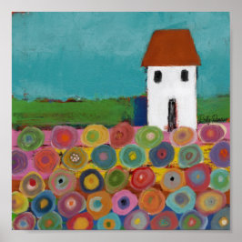 Impresión de paisajes en Flores Brillantes