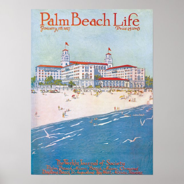 Impresión de Palm Beach Life #11 (Frente)