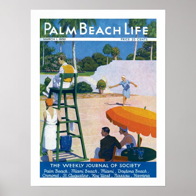 Impresión de Palm Beach Life #14 (Frente)
