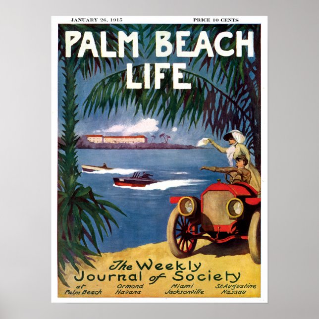 Impresión de Palm Beach Life #19 (Frente)