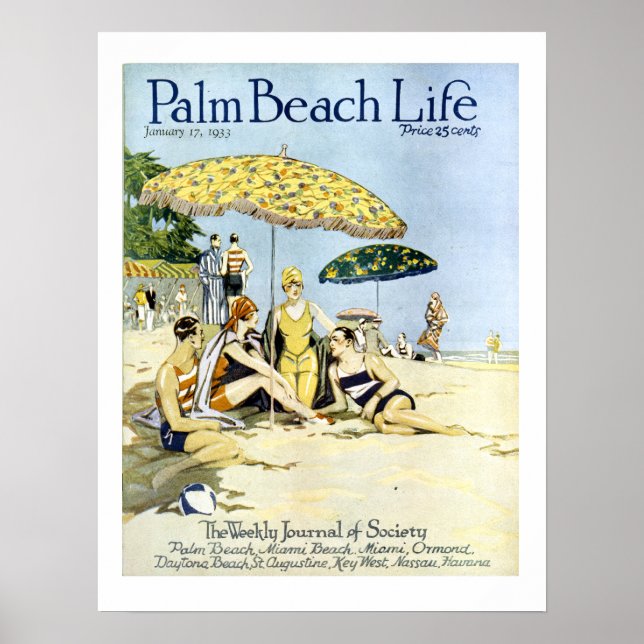 Impresión de Palm Beach Life #3 (Frente)