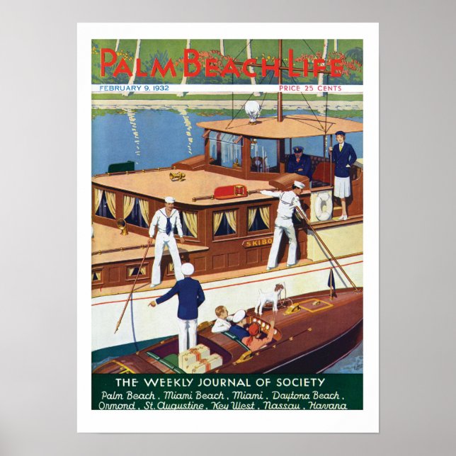 Impresión de Palm Beach Life #6 (Frente)