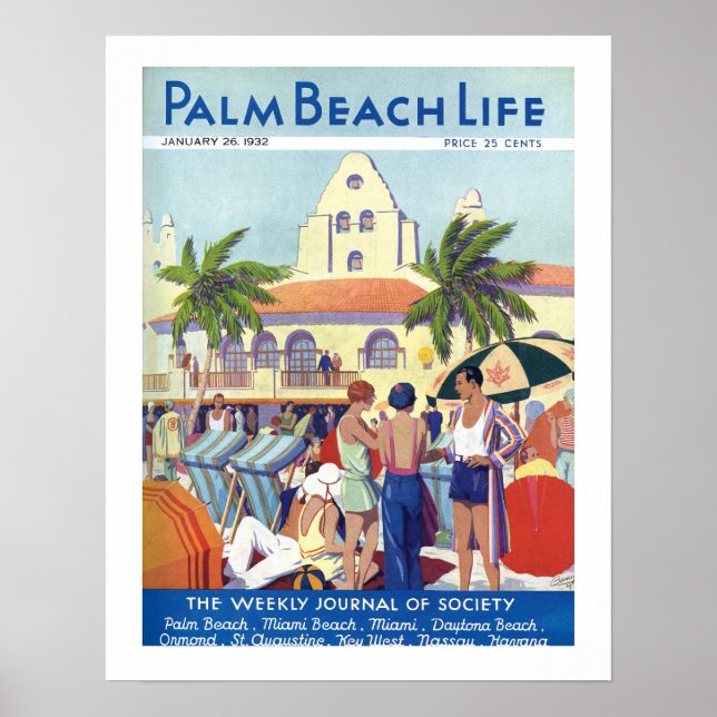 Impresión de Palm Beach Life #8 (Frente)