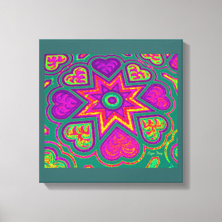Impresión de panel 'Hearts Full of Love' (Colores