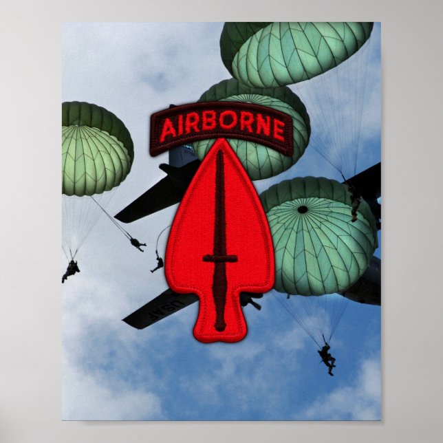 Impresión de parche de USASOC Special Ops USSOCOM (Frente)