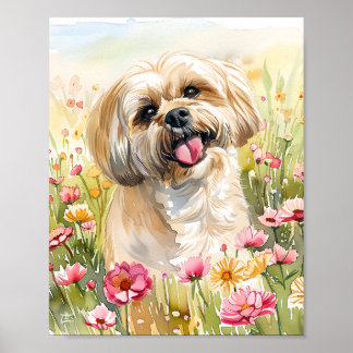 Impresión de pared de Poster de perros de color ac