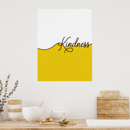 Impresión de pared minimalista de cursiva elegante