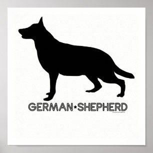 Impresión de Pastor Alemán