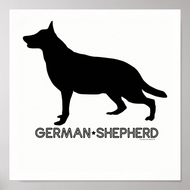 Impresión de Pastor Alemán (Frente)