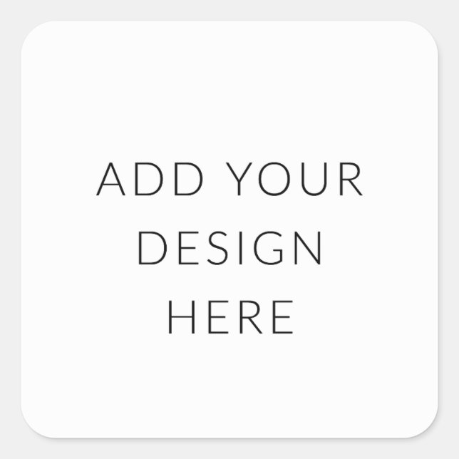 Impresión de pegatinas cuadradas de 2" (Anverso)