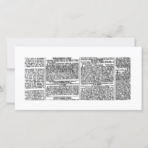 Impresión de periódico vintage