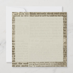 Impresión de periódico vintage