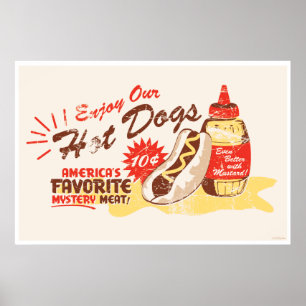 Impresión de perros calientes