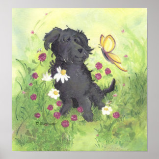 Impresión de perros de garabatos / Posters de arti