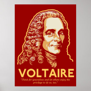 Impresión de Personalizable de Voltaire