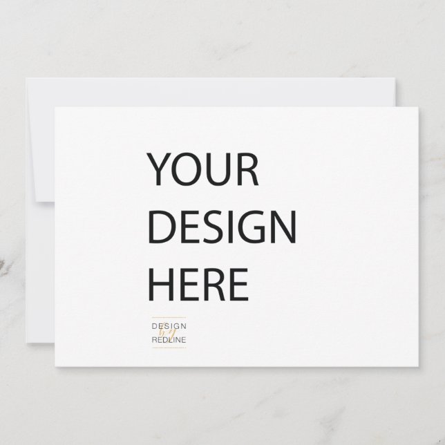 impresión de personalizado de invitación 7 x 5 (Anverso)