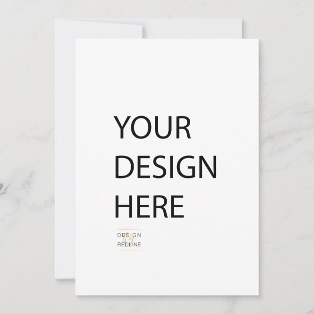 Impresión de personalizado de invitación las 5 hor (Anverso)