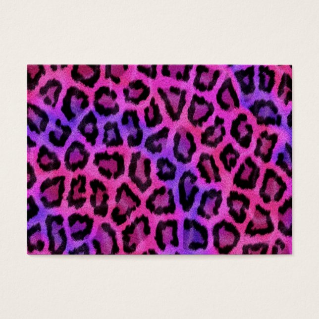 Impresión de piel de leopardo rosa (Frente)