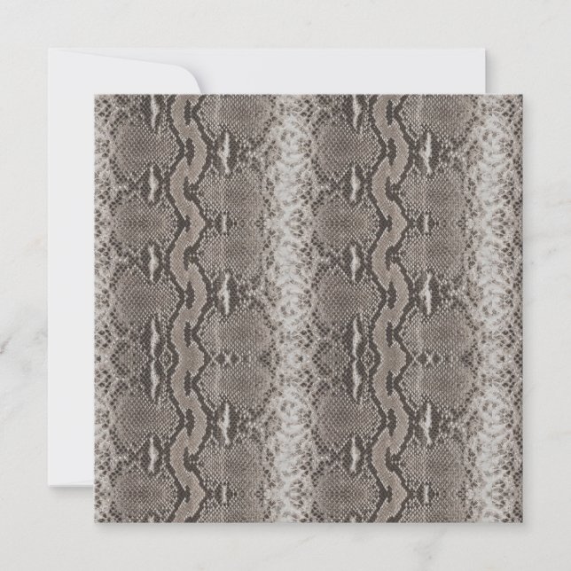 Impresión de piel de serpiente Python (Anverso)