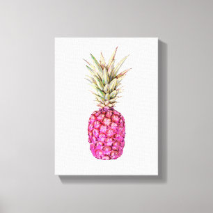 Impresión de piña rosa