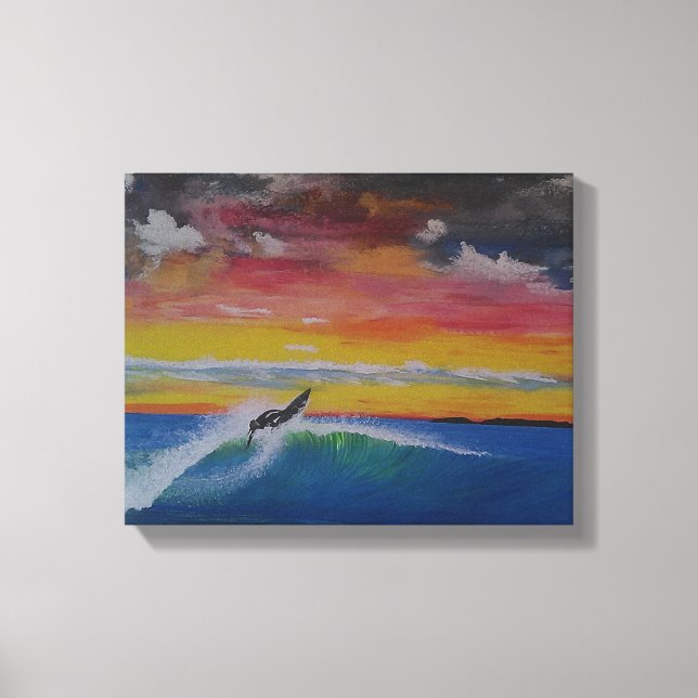 Impresión de pintura acrílica original (Anverso)