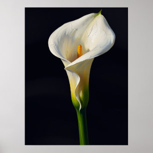 Impresión de pintura al óleo de arte fino de Lirio
