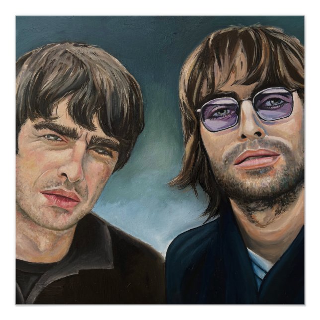 Impresión de pintura de aceite de Oasis Gallagher  (Anverso)