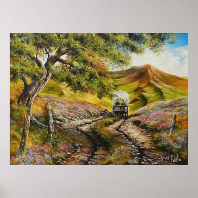 Impresión de pintura de aceite para ir a la ciudad (Frente)