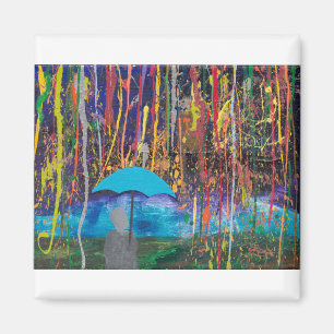 Impresión de pintura de Bella Artes de imán de coc