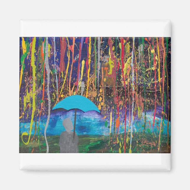 Impresión de pintura de Bella Artes de imán de coc (Frente)