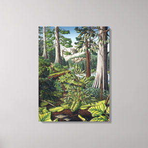 Impresión de pintura de paisaje canadiense en lien