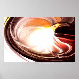 Impresión de pintura de resumen de computadora - M